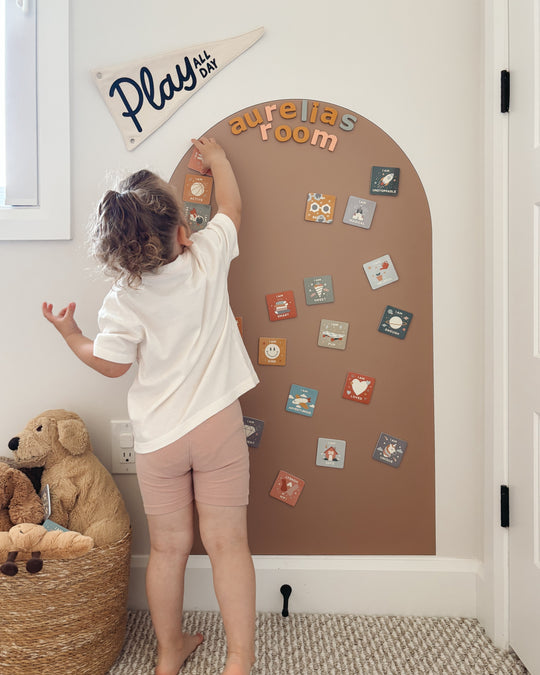 Magic Playwall - Original Arch Magnetic Wall Decal for Kids