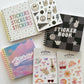 Girly Pop Waterproof Sticker Sheet