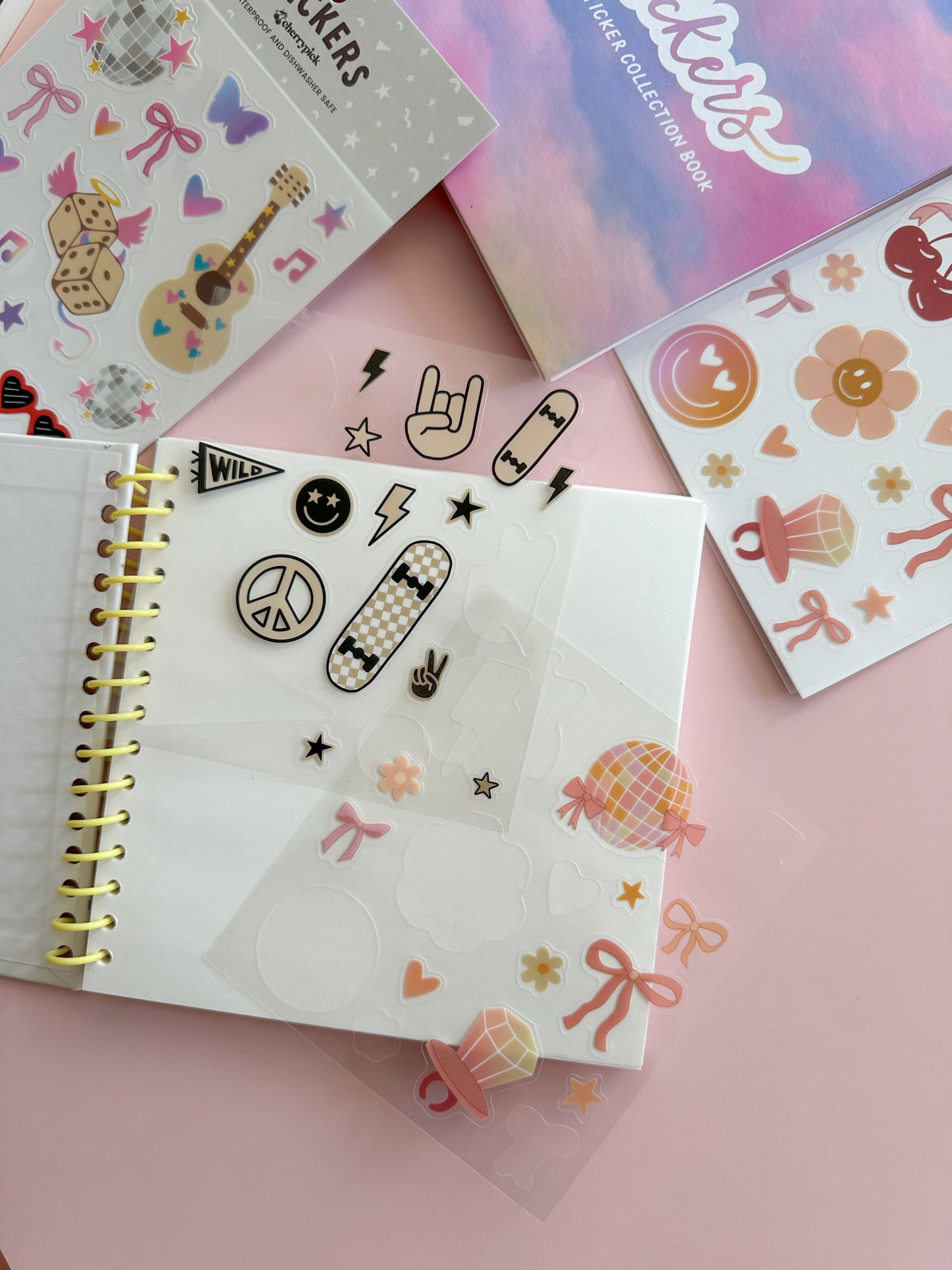 Girly Pop Waterproof Sticker Sheet