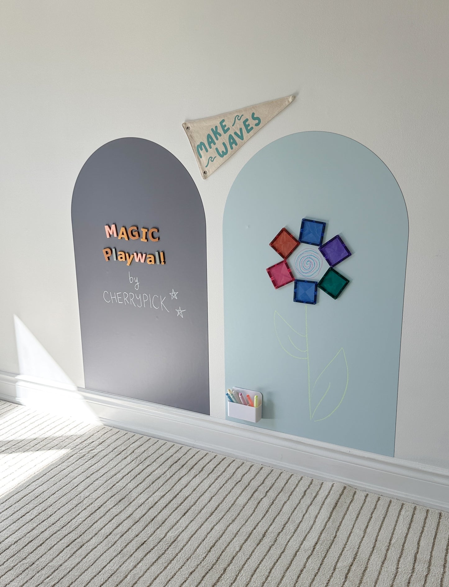 Magic Playwall - Arch Magnetic Art Wall Decal for Kids