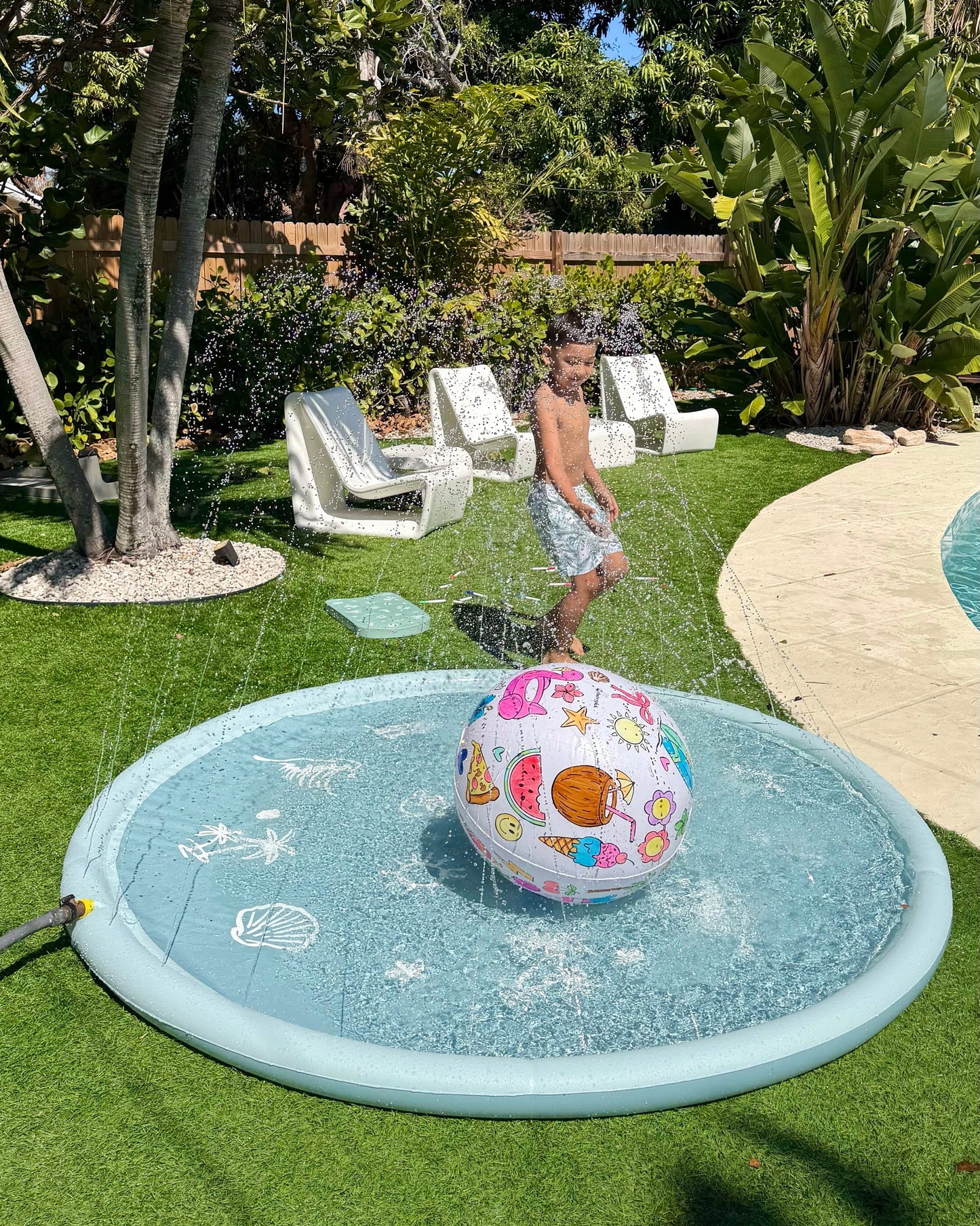 Sprinkler Splash Pad for Kids