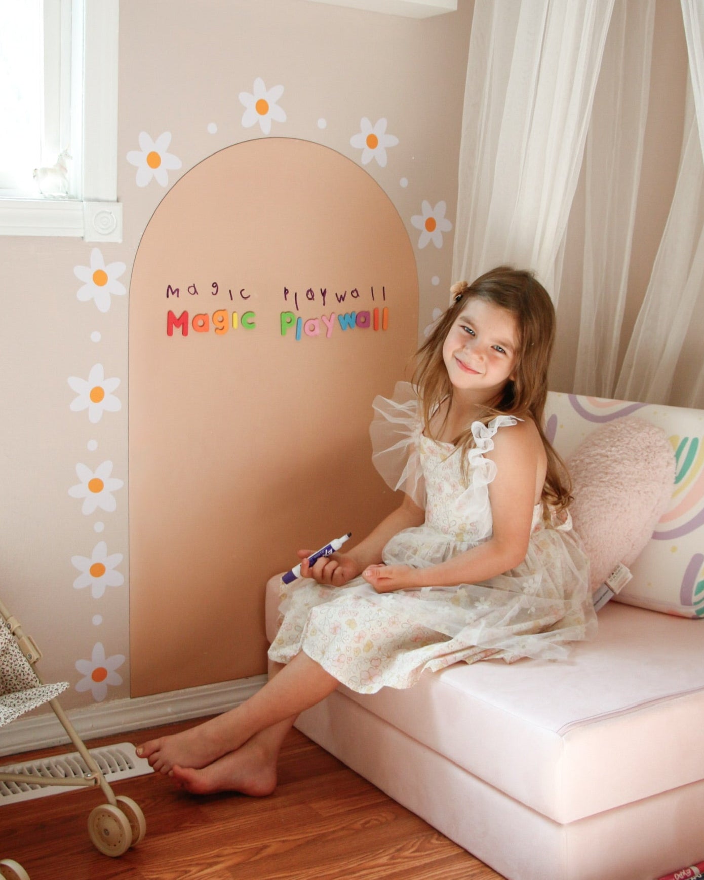 Magic Playwall - Arch Magnetic Wall Decal for Kids