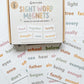 Sight Word Magnets for Early Reading & Literacy