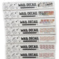 Peel & Stick Fabric Wall Stickers - Affirmation Candy Hearts (Muted)