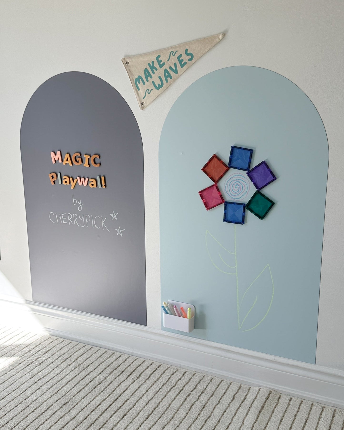 Magic Playwall - Arch Magnetic Wall Decal for Kids