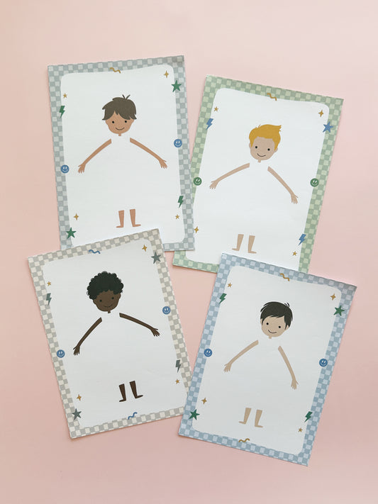 Design-a-Doll Boys Pretend Play Notepad