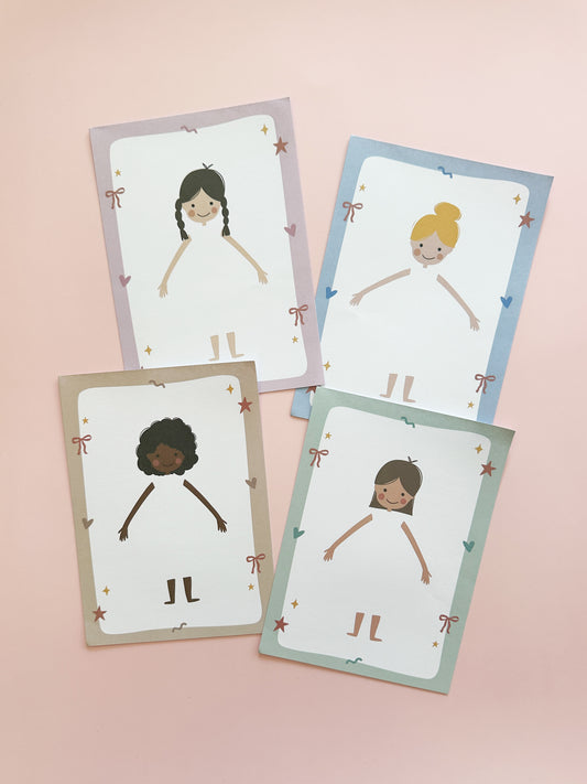 Design-a-Doll Girls Pretend Play Notepad