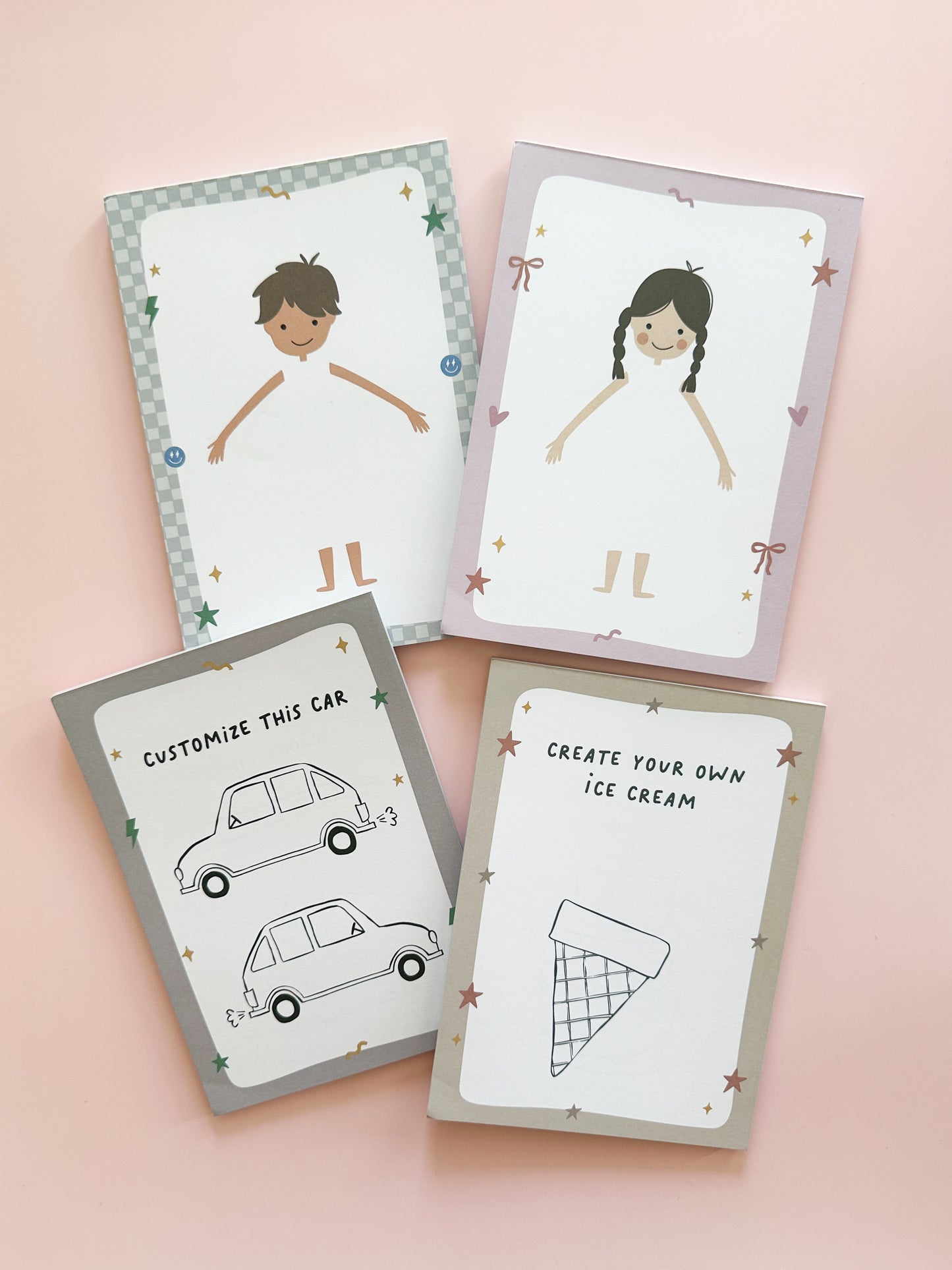 Design-a-Doll Boys Pretend Play Notepad