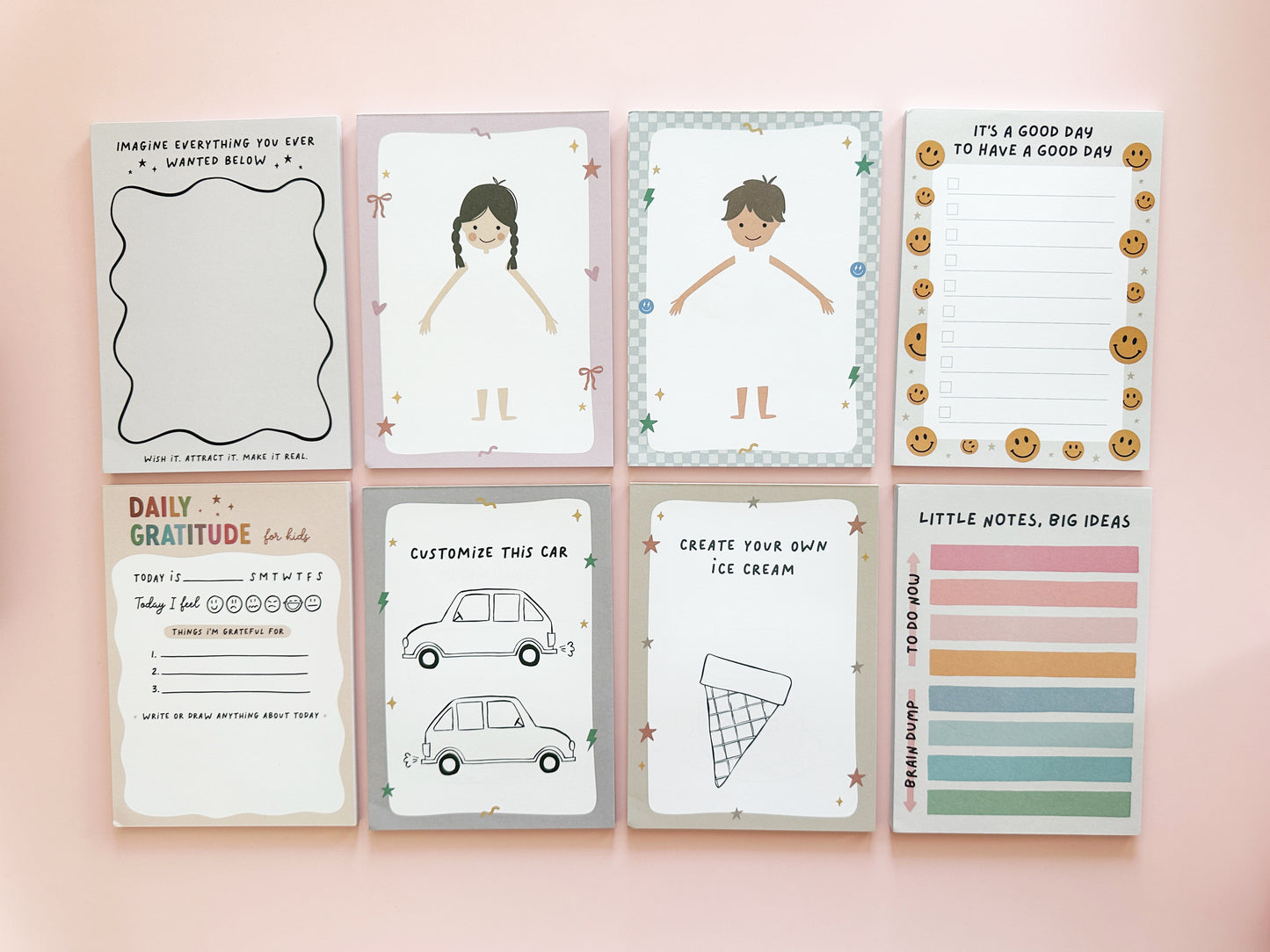 Design-a-Doll Boys Pretend Play Notepad