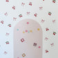 Peel & Stick Fabric Wall Stickers - Cherries & Bows