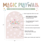 MEGA Magic Playwall - Arch Magnetic Wall Decal for Kids