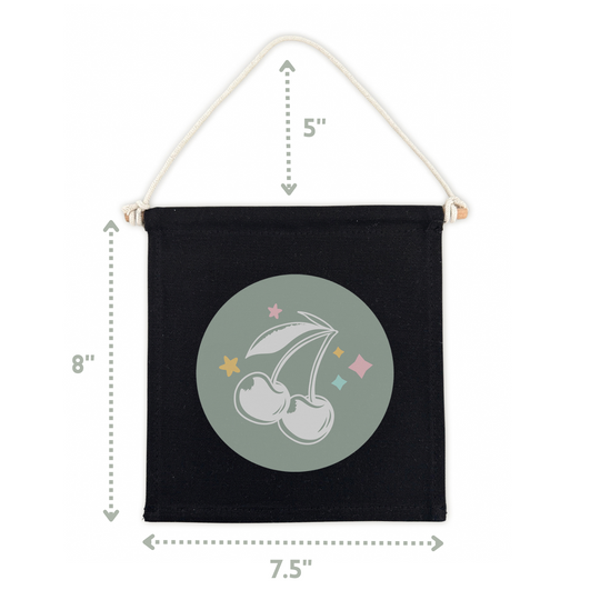 Long Live Boyhood (Black) Canvas Hang Sign