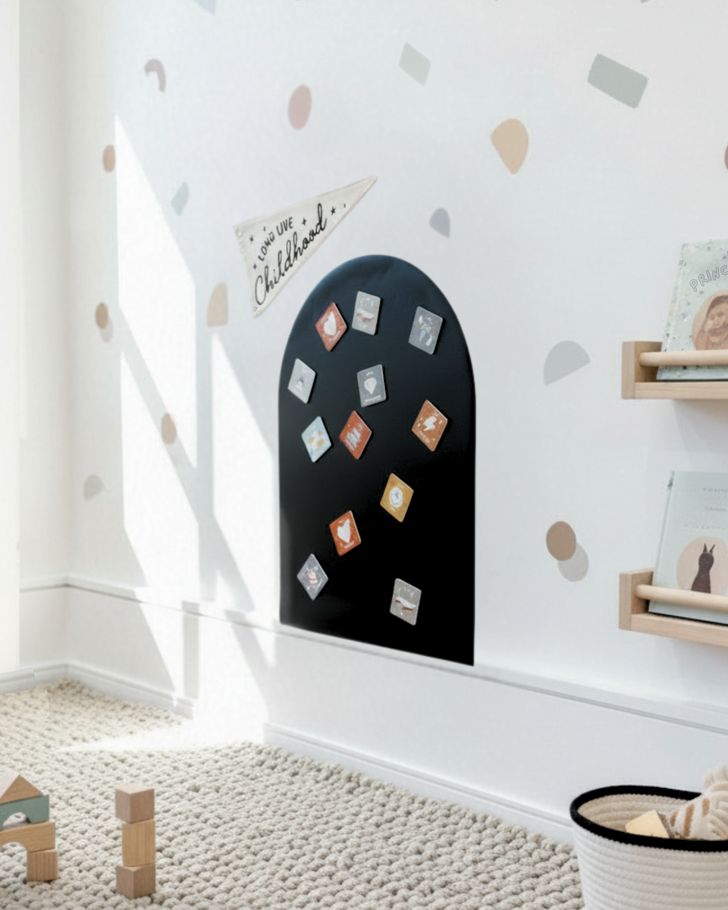 MINI Magic Playwall - Arch Magnetic Art Wall Decal for Small Spaces