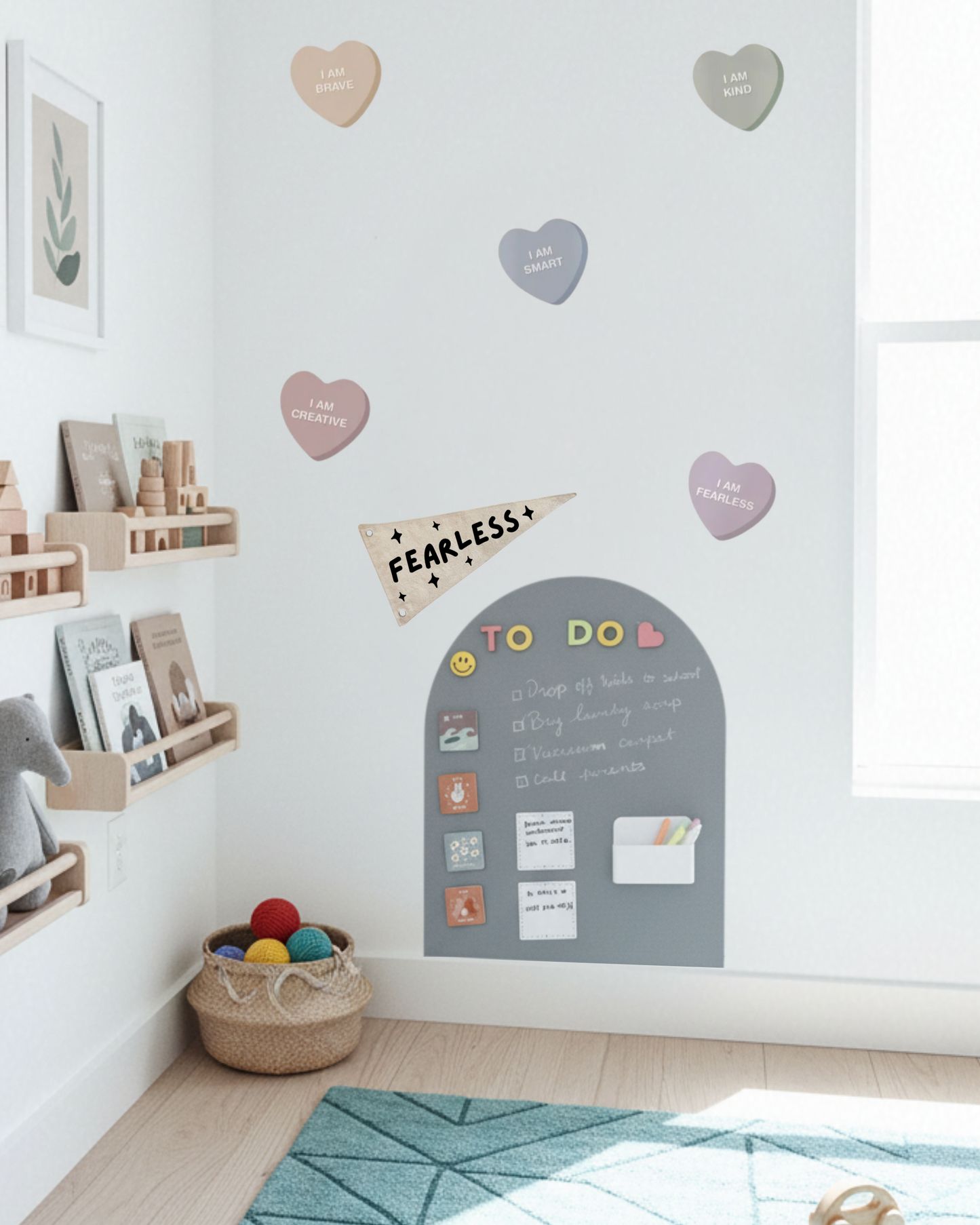 MINI Magic Playwall - Arch Magnetic Art Wall Decal for Small Spaces