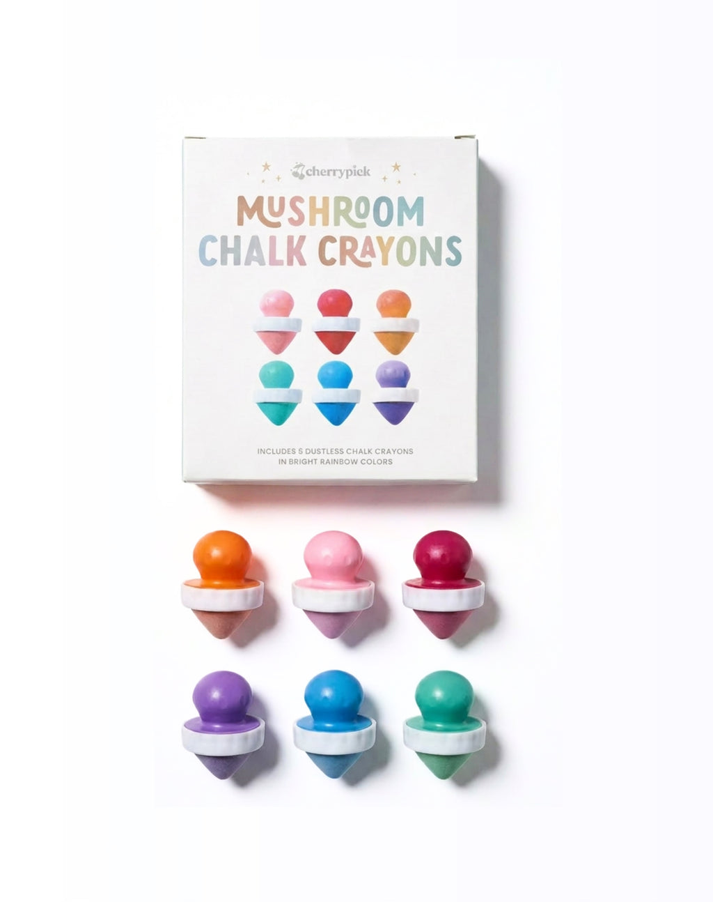 Mushroom Chalk Crayons for Magic Playwall