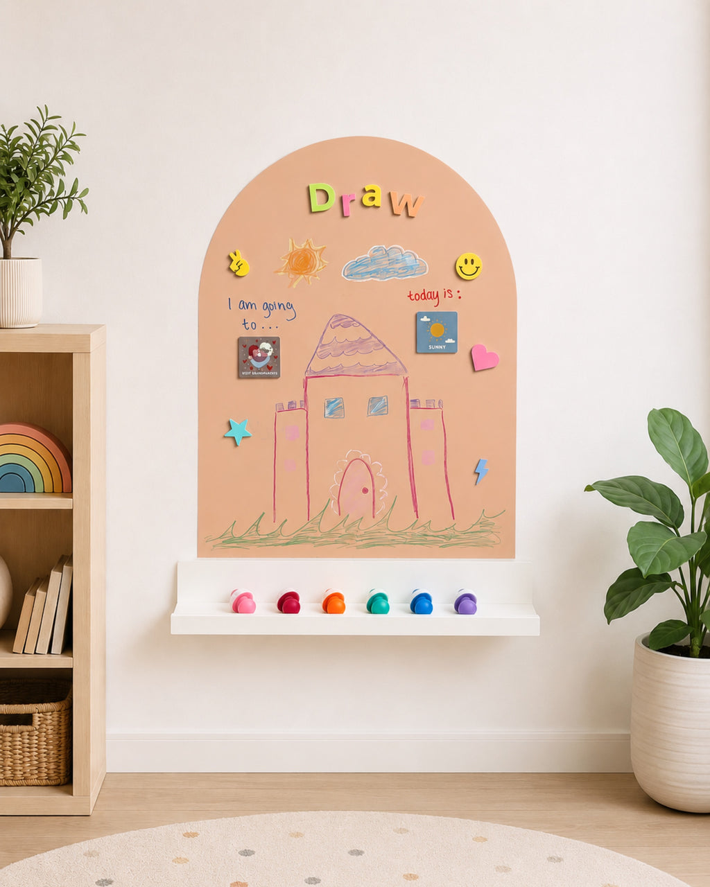 Mushroom Chalk Crayons for Magic Playwall