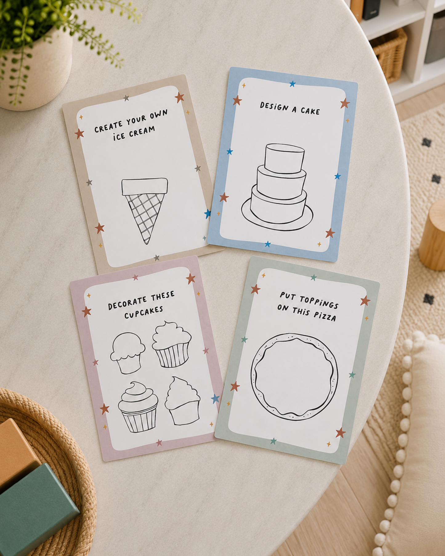 Foodie Fun Kids Pretend Play Notepad