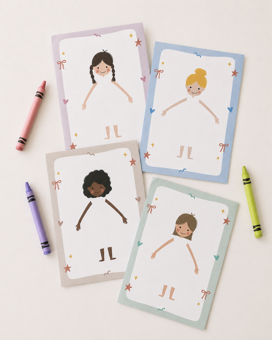 Design-a-Doll Girls Pretend Play Notepad