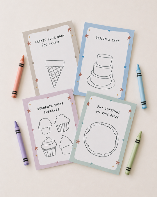 Foodie Fun Kids Pretend Play Notepad