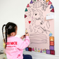 Magic Playwall - Original Arch Magnetic Wall Decal for Kids