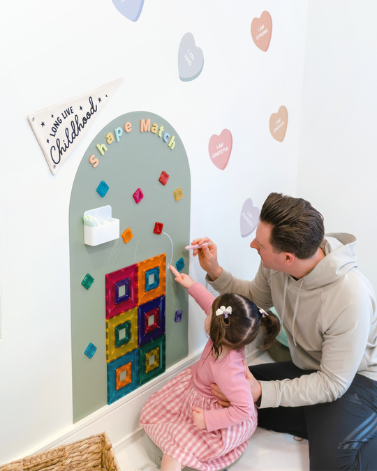 Magic Playwall - Original Arch Magnetic Wall Decal for Kids