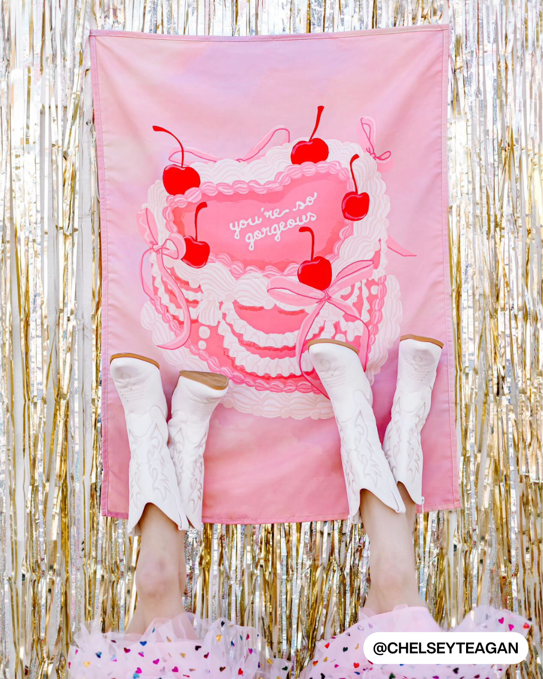 TS Gorgeous / Forever & Ever Reversible Banner