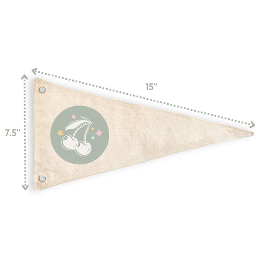 Once Upon A Time Canvas Pennant Flag