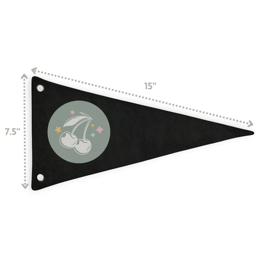 Trick or Treat Halloween Canvas Pennant Flag