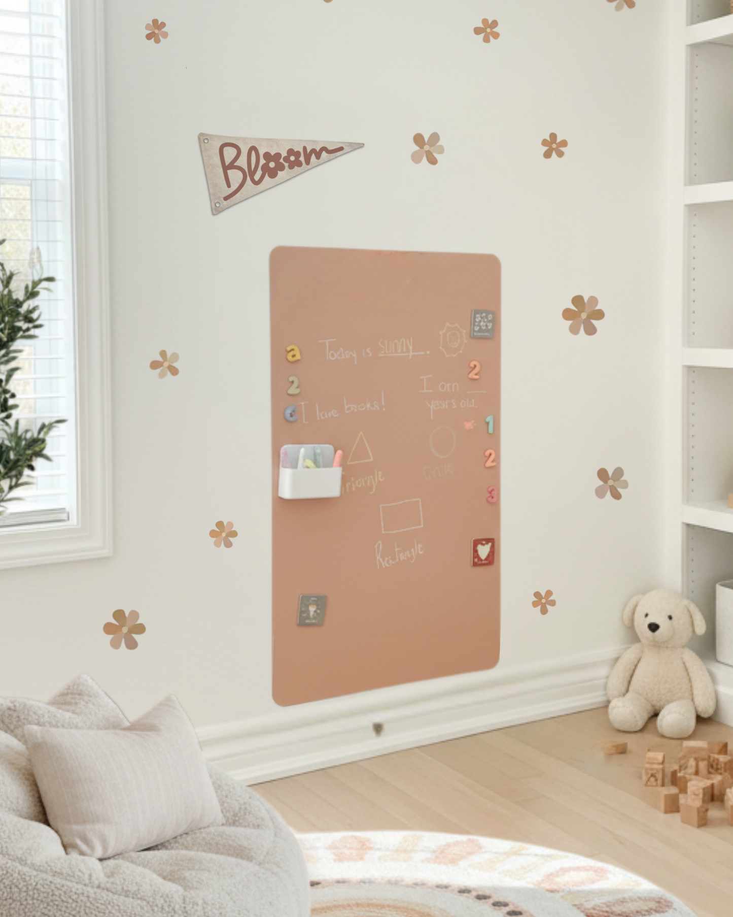 Magic Playwall - Rectangle Magnetic Wall Decal for Kids