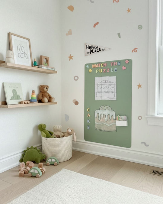 Magic Playwall - Rectangle Magnetic Wall Decal for Kids