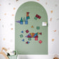 JUMBO Magic Playwall - Arch Magnetic Wall Decal for Kids