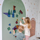 JUMBO Magic Playwall - Arch Magnetic Wall Decal for Kids