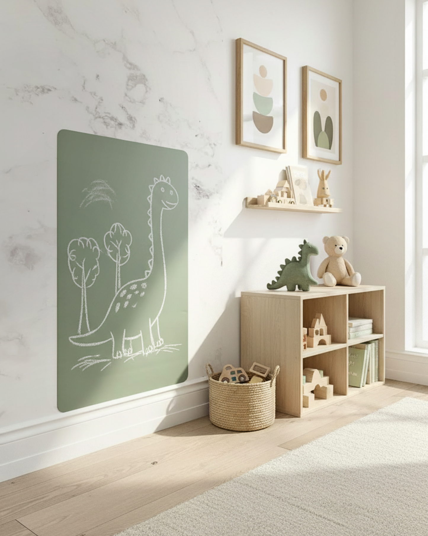 Magic Playwall - Rectangle Magnetic Wall Decal for Kids