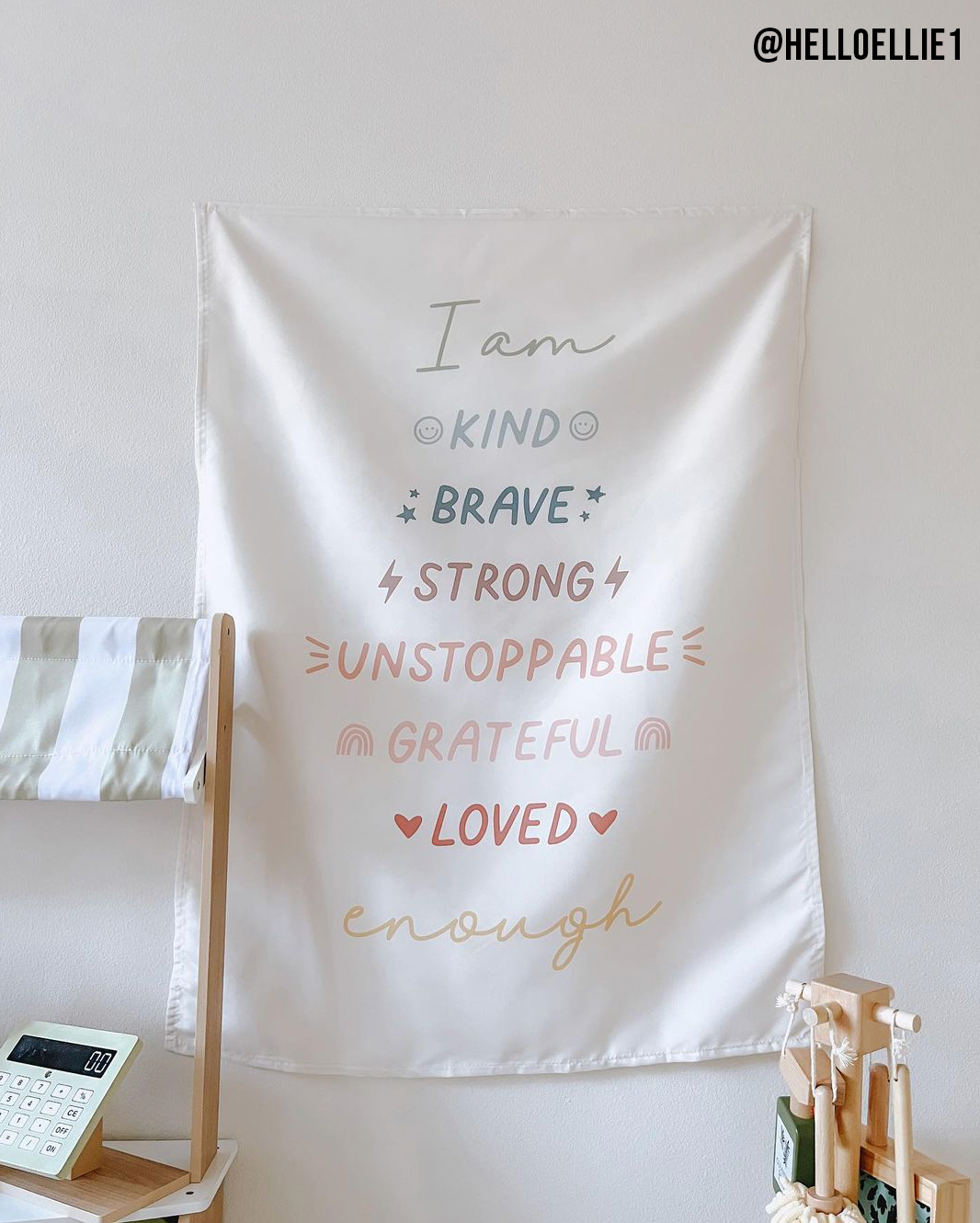 Affirmations Banner (Muted Rainbow)