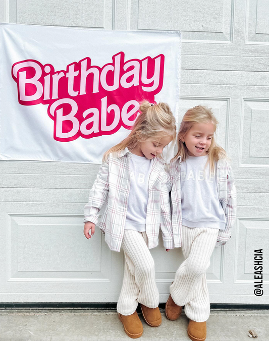Birthday Babe Banner (Barbie Inspired)