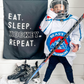 Eat Sleep Hockey Banner