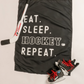 Eat Sleep Hockey Banner