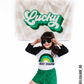 Lucky Checkered St. Patty's Banner