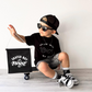 Skater Boy (Black) Canvas Hang Sign