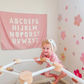 Alphabet ABC Banner (Pink)