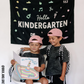 Hello Kindergarten Banner (Dark)