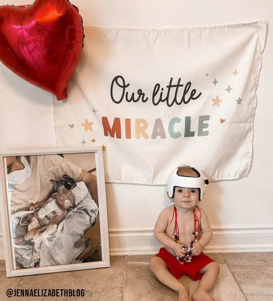 Our Little Miracle Banner (Rainbow)