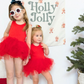 Holly Jolly Santa Banner