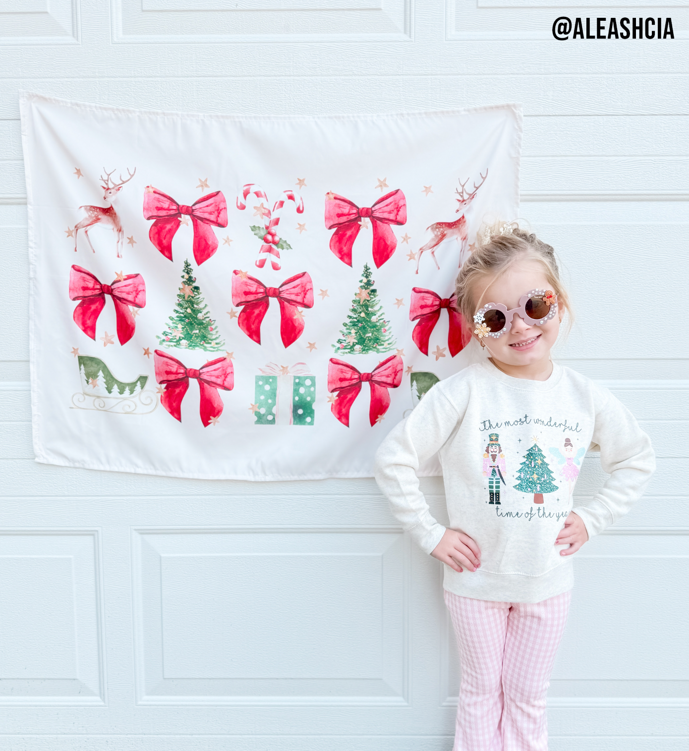 Coquette Christmas Banner