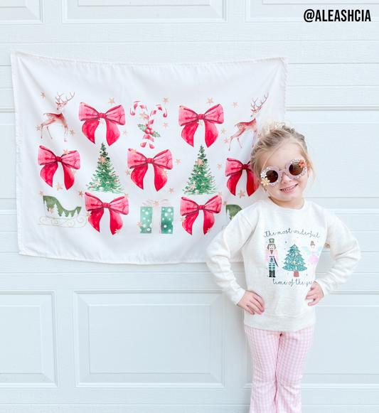 Coquette Christmas Banner