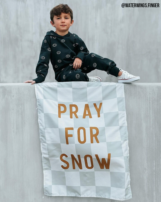 Pray For Snow Banner