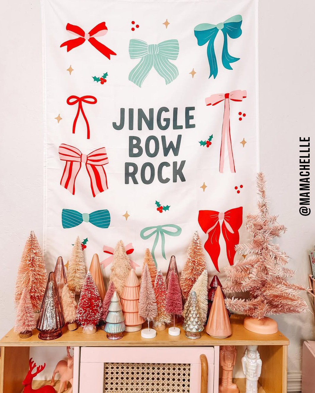 Jingle Bow Rock Banner