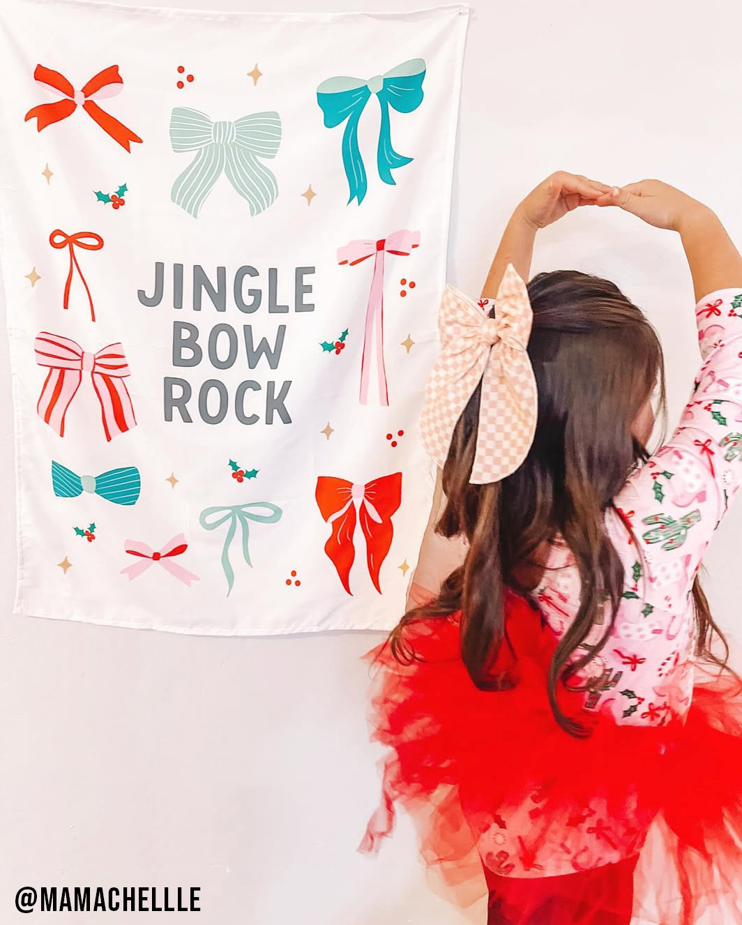 Jingle Bow Rock Banner