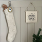 The Most Wonderful Time of The Year Christmas Canvas Hang Sign