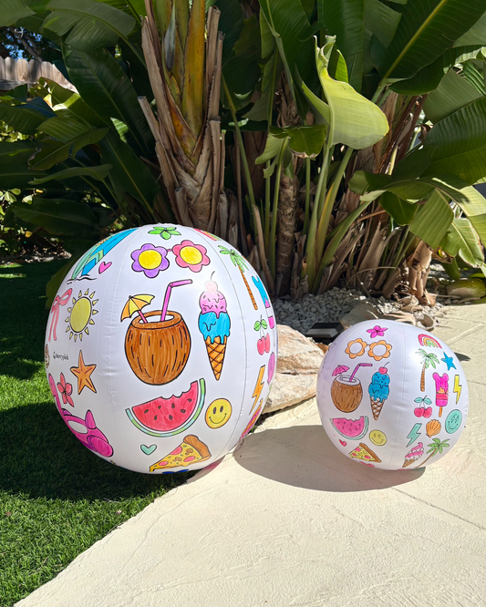 Design Your Own Beach Ball Kit - Summer Activity for Kids